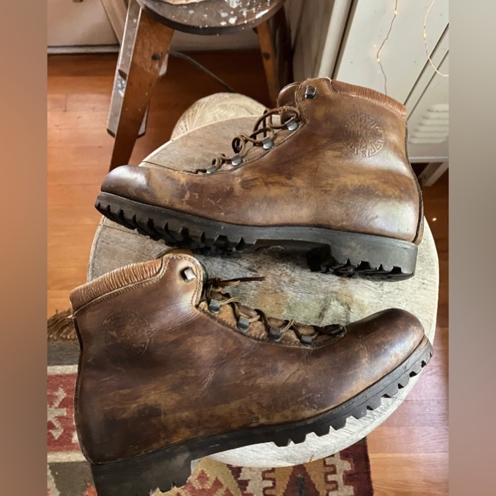 Rare Vintage Dunham Men’s Tyrolean Mountain Hiking Boots - Picture 2 of 15